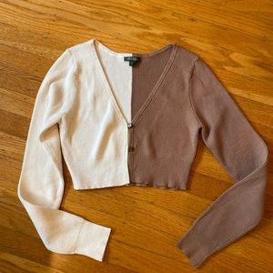 Cropped cardigan